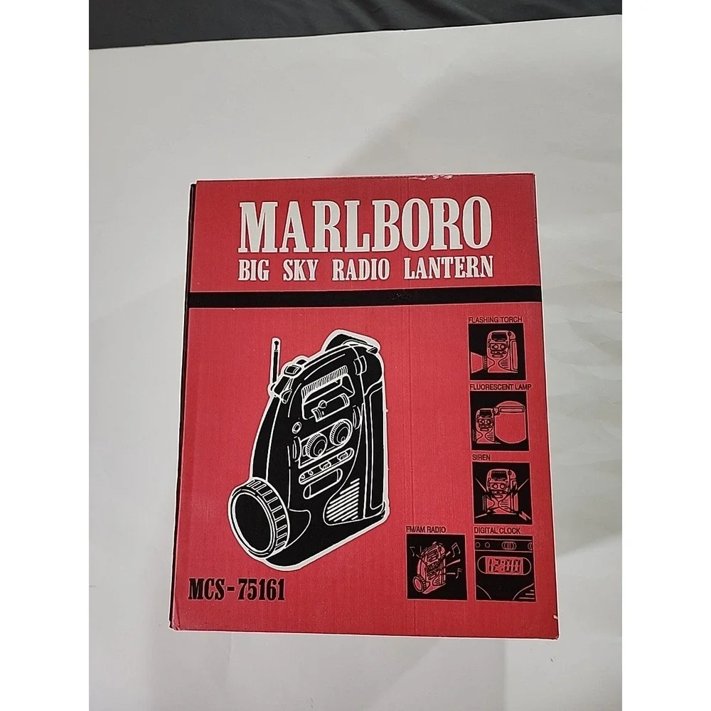 Big‎ Sky Radio-Lantern Marlboro Promo item New in box